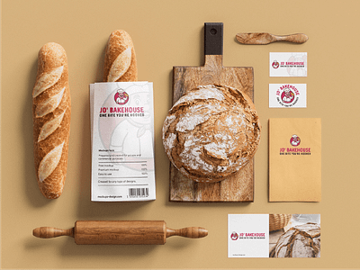 jo bake house logo and branding bakery branding logo bakery logo brand book brand guide brand style guide branding graphic design logo logo design mascot logo