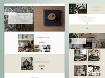 Website for Interior Designer ✦ The Simone Co. branding design web design