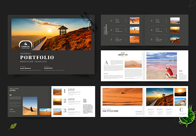 Landscape Modern Portfolio Template personal