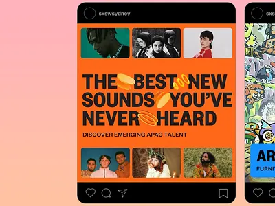 Visuals for Music Branding attention grabbing creative direction cultural spotlight emerging artists energetic style event visuals festival design media promotion mobile format modern layout music branding music showcase poster design social campaign talent discovery typography vibrant identity visual identity youth culture