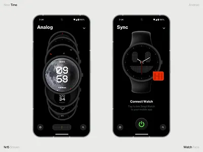 Watch Face android dashboard design homepage illustration interface ios iphone mobile