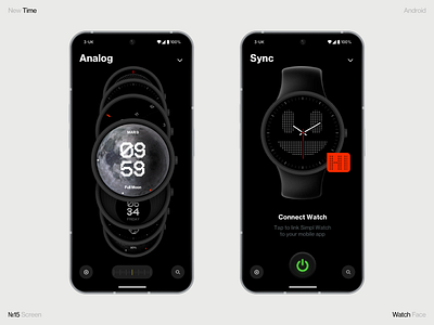 Watch Face android dashboard design homepage illustration interface ios iphone mobile
