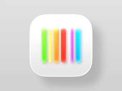 Barcode app icon liquid glass macos 26