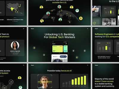 Sigma Pitch Deck app bank app banking branding finance fintech mobile app pitch deck presentation startup ui ux web design website