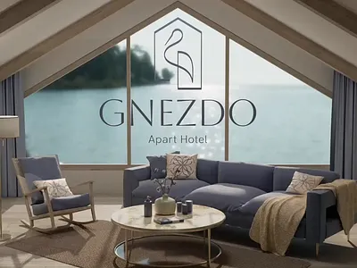 YOUR HOME AWAY FROM HOME 3d 3d animation 3d visualization animation brand identity branding cgi cinema 4d design graphic design hotel illustration interior logo logo design logotype modeling motion graphics visual identity