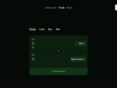 Trading Coins on Decline dapp branding crypto design figma illustration logo product design ui uiux web3