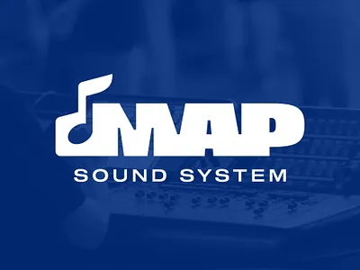 MAP Sound System golden ratio graphic design iconic logo logo design logotype music typography