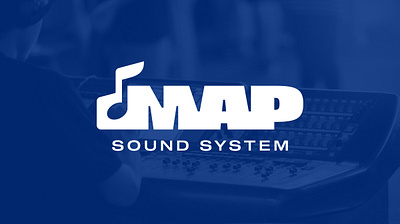 MAP Sound System golden ratio graphic design iconic logo logo design logotype music typography