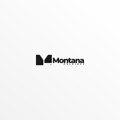 Montana Holding Logo Design branding business flat icon logo m logo monogram professional simple logo