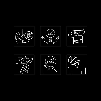Thin outline Icons set for Dr. E.P custom icon custom icons design design concept design project ecommerce graphic design icon icon design icon project iconography icons icons set line icons logo set set icons ui web design