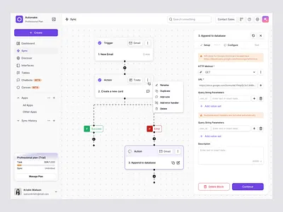 Automake - Automation Workflow automake automation automation dashboard automation ui automation ux automation workflow clean dashboard dashboard design design minimalist motion graphics ui uidesign uiux uiuxdesign ux uxdesign uxerflow