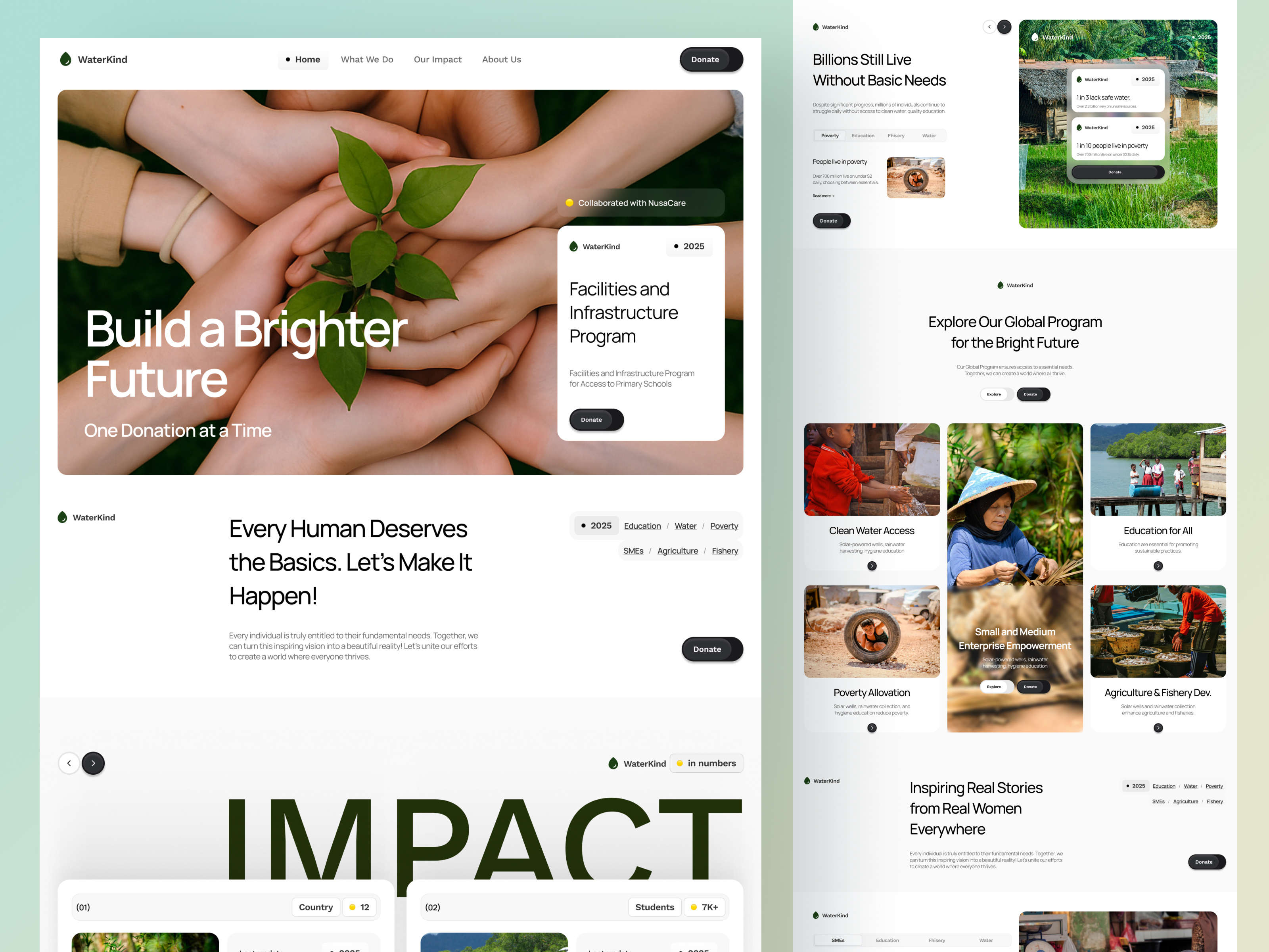 Example of WaterKind Donation Charity Platform