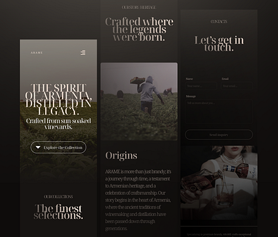 Brandy - Mobile UI/UX appdesign dailyui dark darkui dribbble figma uidesign uiinspiration uiuix uxdesign webdesign