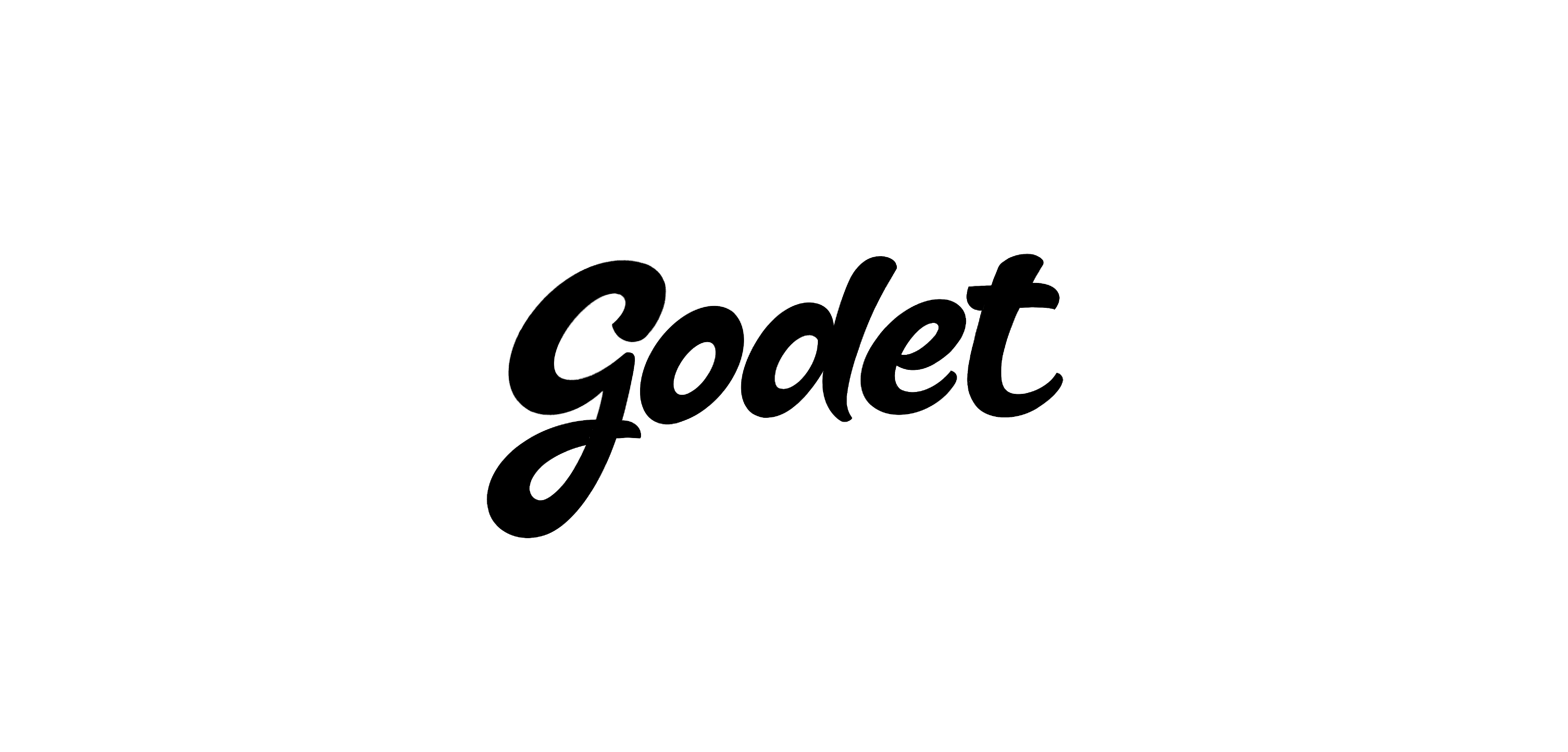 Godet | Logo design graphic design hand drawn hand made identity illustration lettering logo procreate redesign type typography