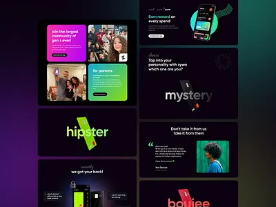 Zywa Redesign branding dark mode design graphic design hero section ui web design website