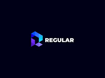Regular Logo 3d branding graphic design logo