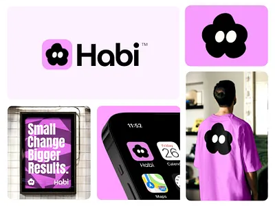 Habi Logo & Branding Design abstract logo brand designer brand guidelines brand identity branding branding design crypto currency logo design habit tracker logo mascot logo mascot logo designs minimal logo designs visual identity web3 logo design
