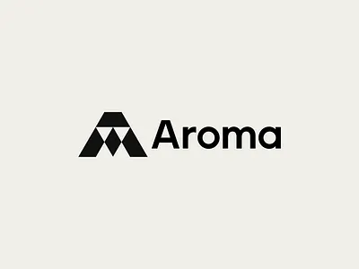 Aroma Logo Design a lettermark a logo a monogram abstract logo branding growth identity letter logo minimalist logo monogram simple startup tech logo technology unique logo