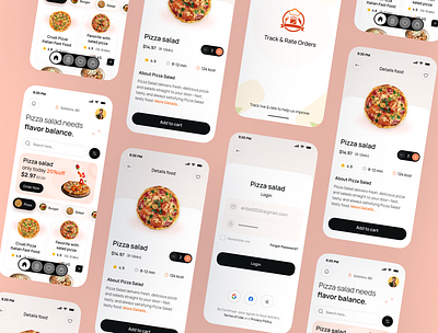 Food delivery mobile app app delivery ecommerce food food app ui food apps food delivery food delivery service food order food ordering app food service iosdesign minimal mobileapp order app software ui user exprienc