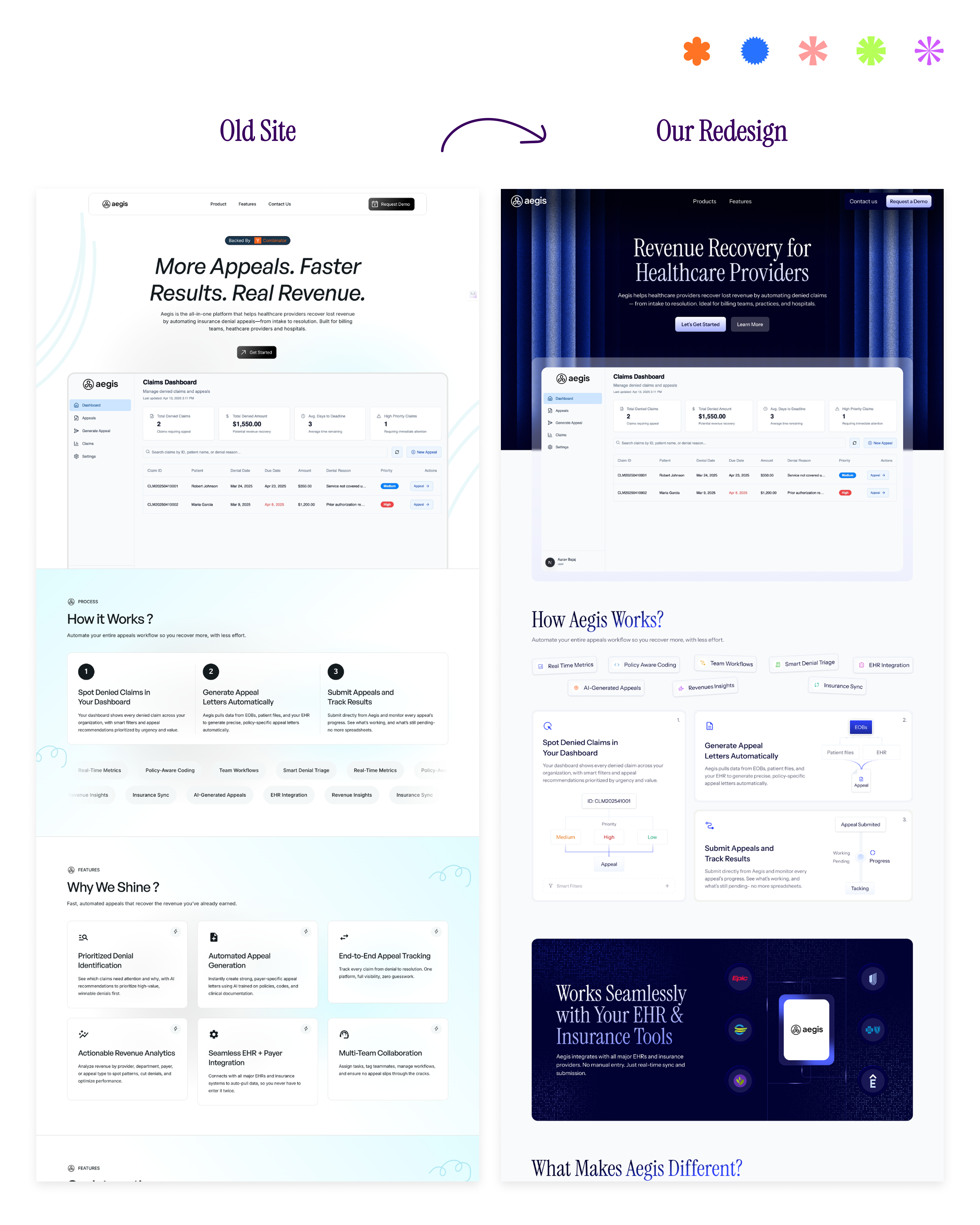 Aegis Website Redesign design landingpage mockup redeign uiuxdesign user interface ux ux design website