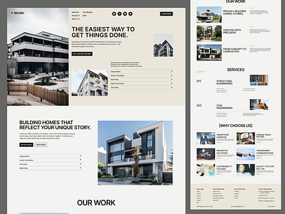 Building Website Landing Page Design architecturedesign branding builderbranding builderwebsite buildingconstruction constructionlandingpage creativedirection landing page minimalwebdesign modernarchitecture modernconstruction propertydevelopment trendingdesign ui uiux uiux design uiuxconstruction user interface visual design website design