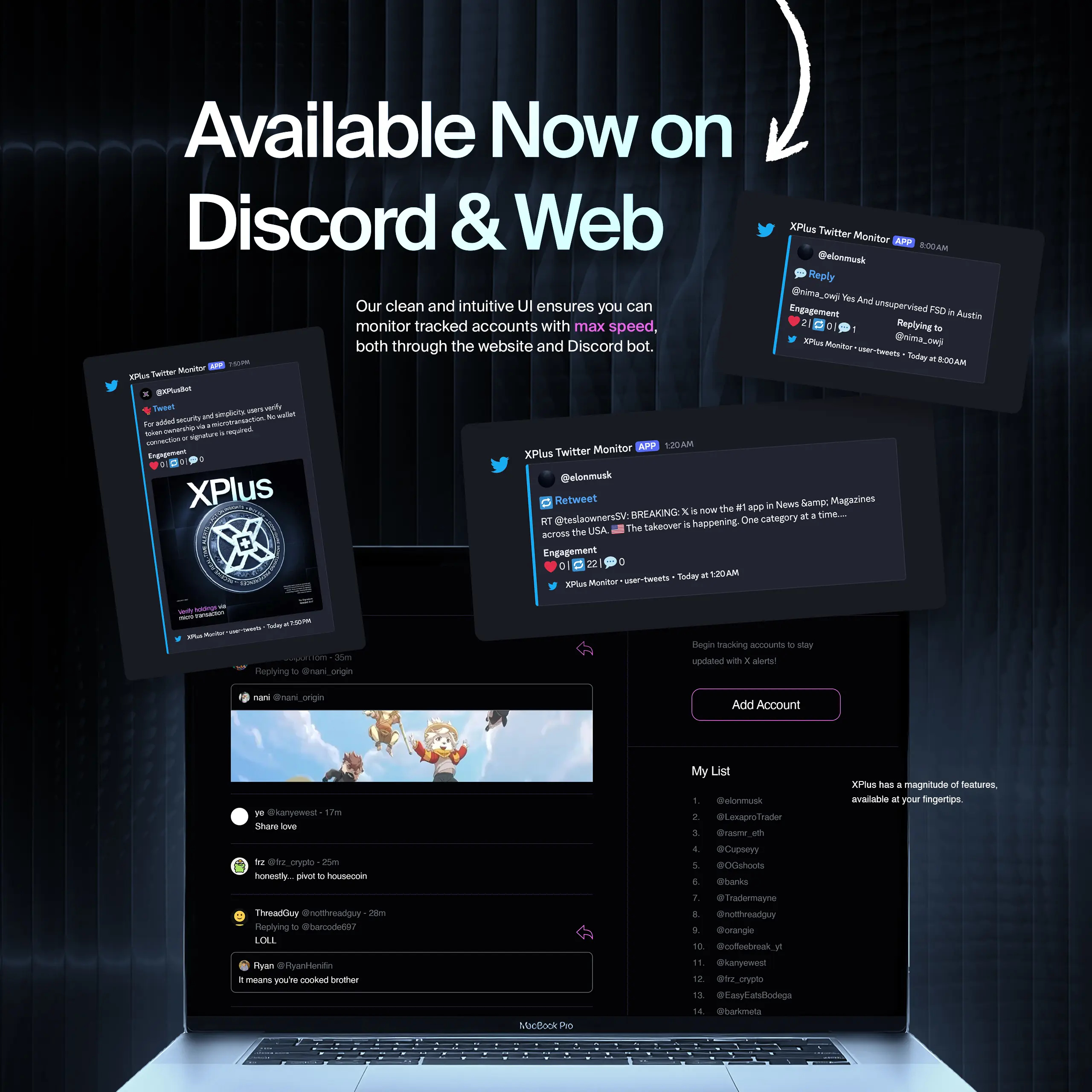 XPlus - Crypto Twitter Tracker (3D Animation) by Cyber Studio on Dribbble