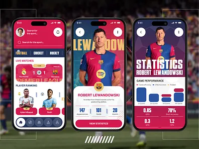 ⚽ Next-Gen Football Stats & Live Match App Design! basketball cricket design football game app hockey live score mobile app sport app sports sports app design sports news sportsdesign sportsdesigns ui ui ux uidesign uidesigner uiuxdesign uxdesign
