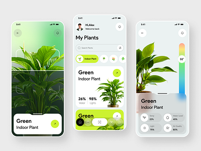 Plant Care App Design app concept clean garden app mobile mobile app plant care plant care app plant shop app plant store plants scanner