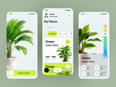 Plant Care App Design app concept clean garden app mobile mobile app plant care plant care app plant shop app plant store plants scanner