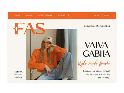 Fashion Website Development branding clothing brand web design e commerce fashion layout fashion fashion website homesection design online fashion collection uiux for website webdesign website for clothing brand women fashion webdesign