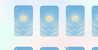 Wellness Card Game UI - illustrated by generative AI ai animation art artificial intelligence card chat gpt design figma game game design gamify generative ai graphic design health illustration interactive design motion graphics wellness