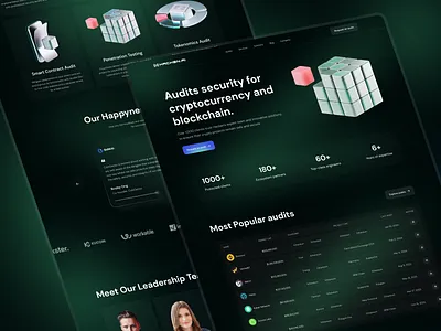 Security for cryptocurrency and blockchain. binance blockchain crypto cryptocurrency website defi digital agency exchange landing page security service trading uiux wallet app design web design web3 website