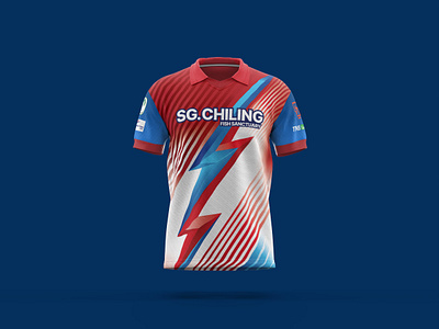 TNB Labs Corporate T-Shirt branding corporate design corporate shirt corporate t shirt designer kuala lumpur jersery jersey design kuala lumpur lighting malaysia malaysia design red and blue t shirt t shirt design tee thunder tnb uniform