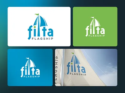 Filta Flagship Logo Design business logo corporate logo creative logo logo logo design logos minimal logo minimal logo design shipping logo ui ui ux ui ux design uiux
