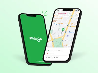 Ride N Go - Mobile app app branding delivery design food delivery mobile app ui ui design