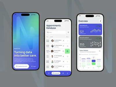 Mobile App For Medical Institutions app concept design doctor hospital inetface design light medical app medicine mobile mobile design ui uiux ux