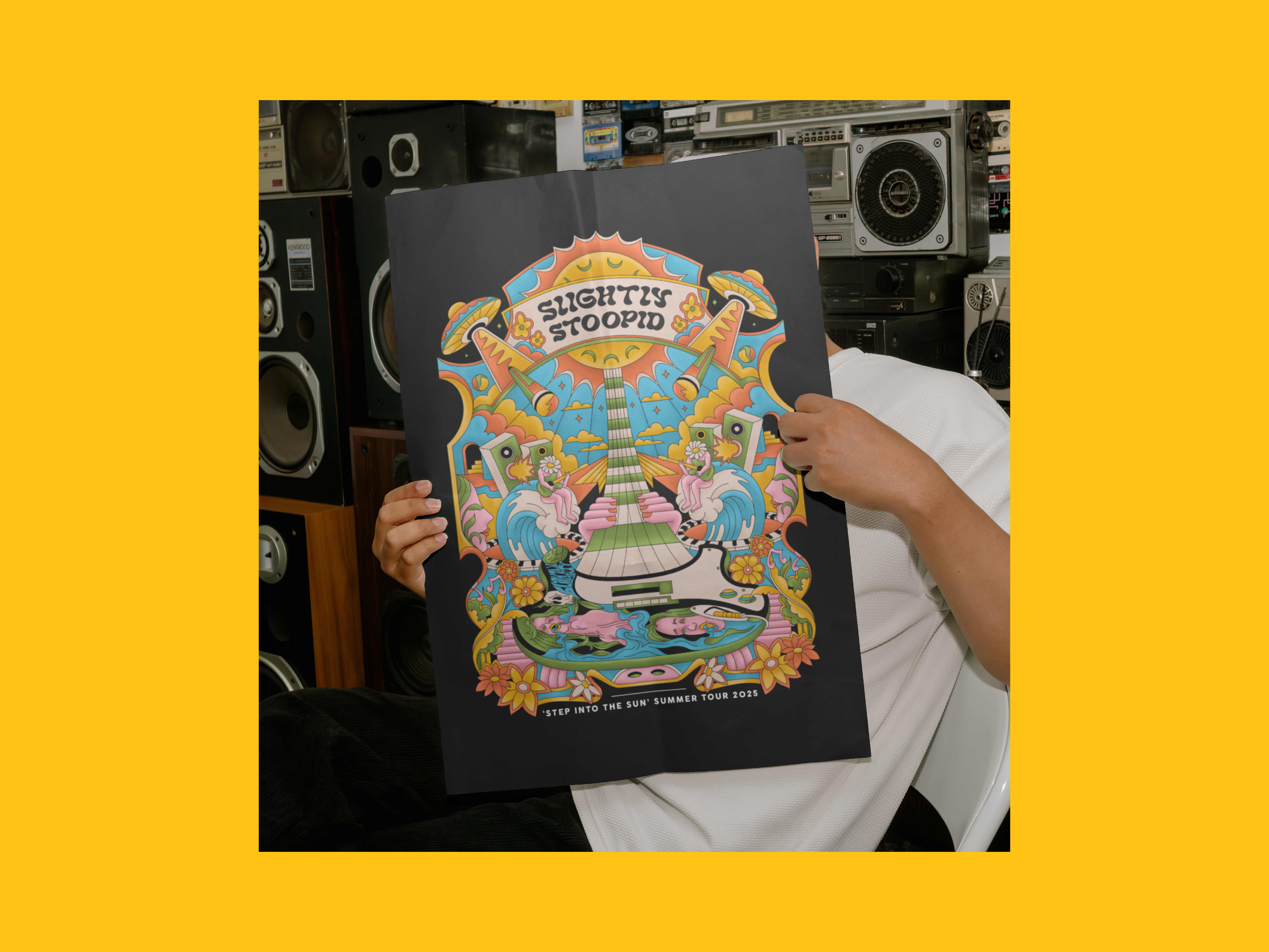 Example of Custom Poster Illustration Music & Event