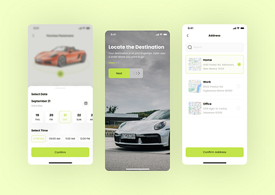 Smooth Rides, Just a Tap Away auto app booking app branding car app design car booking app car rental design in designinspiration mobile app ui modern ui modernui ride sharing ui concept ui conpect ui design user experience user friendly ux design uxui vehicle booking