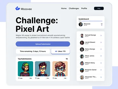 Leaderboard Design for Website design graphic design leaderboard logo ui ux vector