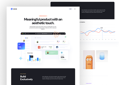 Design That Works Beautifully branding business landing page clean design creative web layout designinspiration landing page design light mode website minimal web design modern ui product design product showcase responsive design saas website startup website ui design uiux design user experience webdesign webflow design
