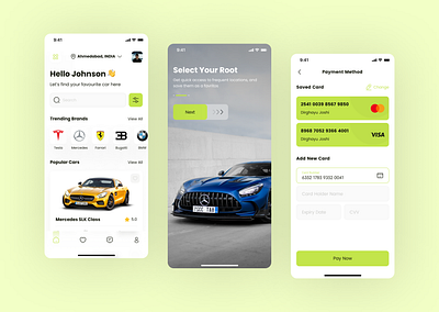 Find Your Ride, Fast and Easy auto app design automotive ui branding car app ui car booking car rental app clean ui design design designinspiration ios app ui light mode ui location finder mobile ui modernui onboarding ui travel app design ui design user experience ux design webdesign