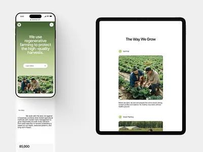 Sawahaja - Our Work Page agriculture agriculuture website agro clean farm farmer field framer gradient landing page minimal responsive website ui ux web web design web designer website website design website designer
