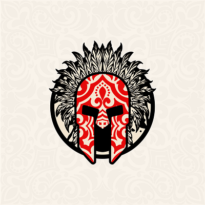 Barbarian | Icon Badge Logo heroic branding