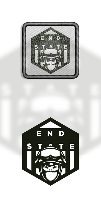 End State | Military Badge Logo logo