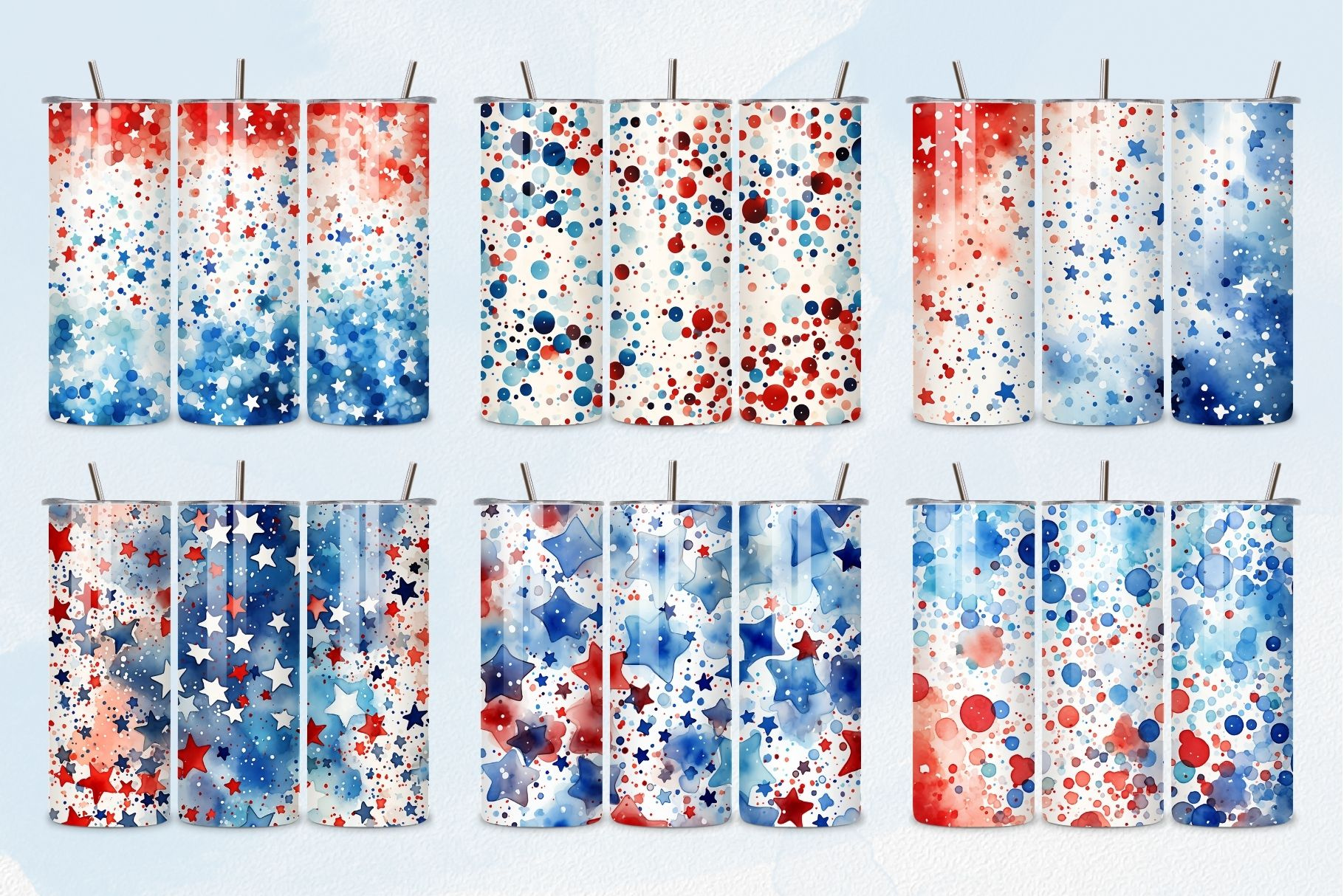 Example of Custom Tumbler Wrap Illustration Design