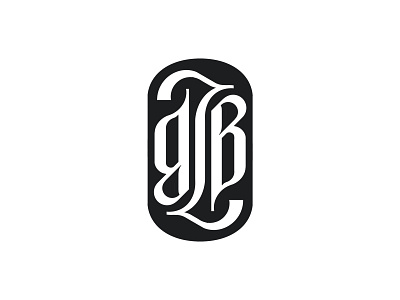 BL LB B L monogram typography logo design for sale by Anhdodes anhdodes bl lb logo branding design graphic design illustration lettering logo logo design logo designer logo for sale logodesign minimalist logo monogram typography