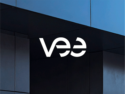 vee 3d architect logo architecture studio branding building graphic design logo logo design minimalist modern roxana niculescu simple v e letter visual identity wordmark