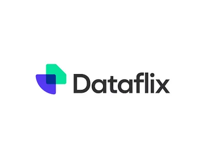 Dataflix logo design branding colorful custom d logo data design doc documents identity logo logo design minimal modern recovery vector web3