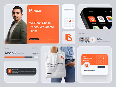 Bravix - Sales & Marketing Branding Design ai ai powered animate artificial intelligence b2b brand brand identity branding branding concept crm dipa inhouse marketing mockup saas sales sales marketing startup visual design visual identity