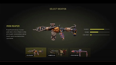 Select Weapon UI design game ui ui ux